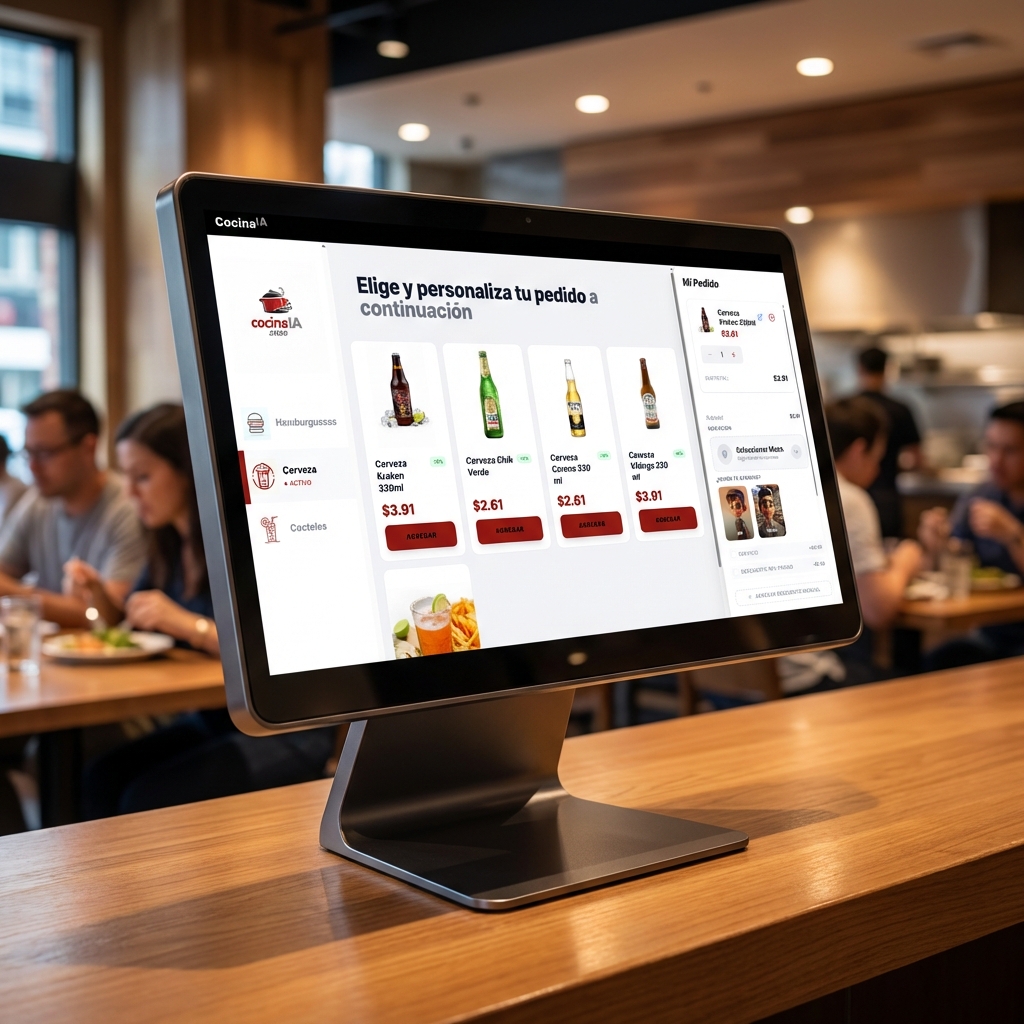 CocinaIA Kiosk Interface